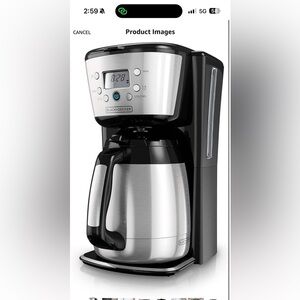 Black & Decker No-Drip Coffee Maker